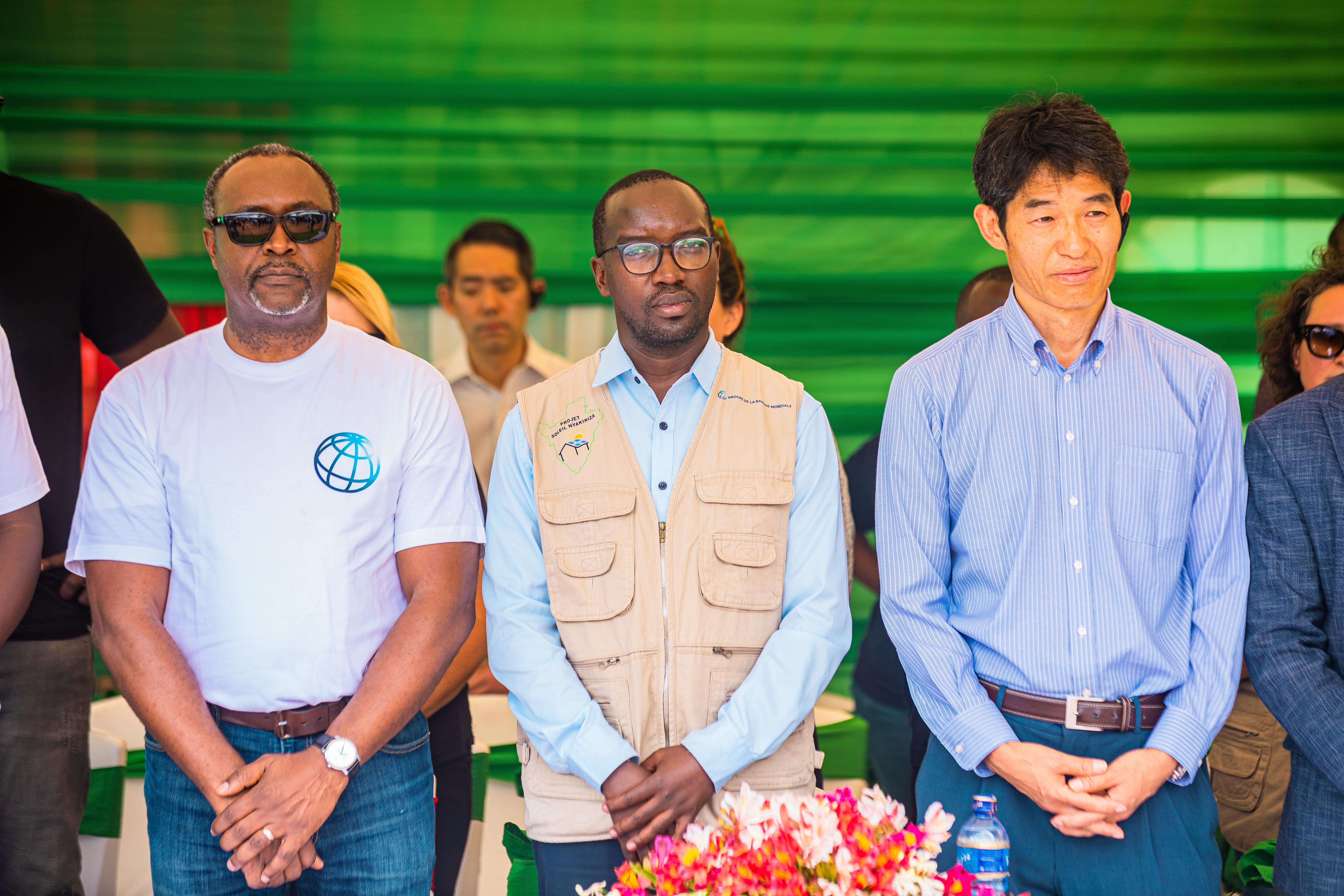 Visite du Groupe de la Banque mondiale au Projet Soleil Nyakiriza