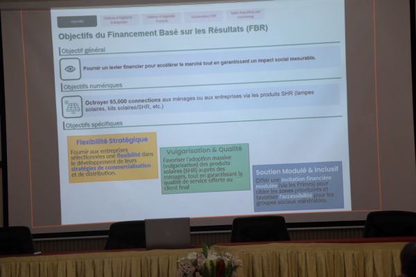 Le FESEC au service de l’expansion du solaire hors réseau : atelier de présentation du Financement Basé sur les Résultats